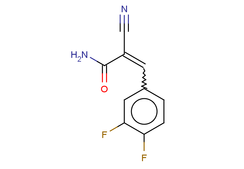 2-cyano-3-(3,4-difluorophenyl)prop-2-enamide