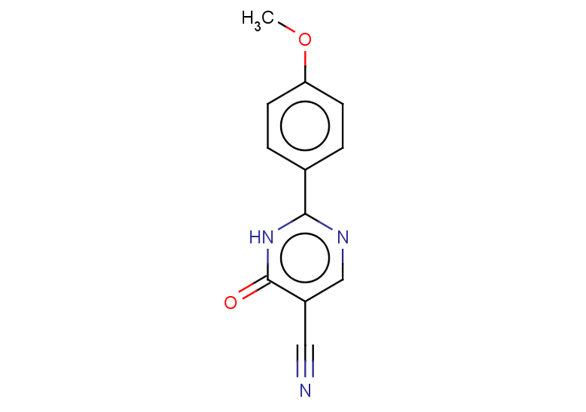 2-(4-methoxyphenyl)-6-oxo-1,6-dihydropyrimidine-5-carbonitrile