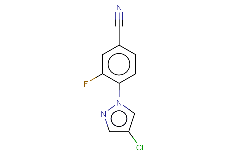 4-(4-chloro-1H-pyrazol-1-yl)-3-fluorobenzonitrile