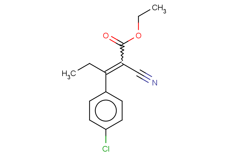 ethyl 3-(4-chlorophenyl)-2-cyanopent-2-enoate
