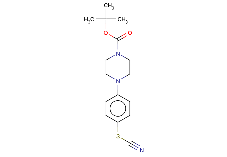 tert-butyl 4-[4-(cyanosulfanyl)phenyl]piperazine-1-carboxylate