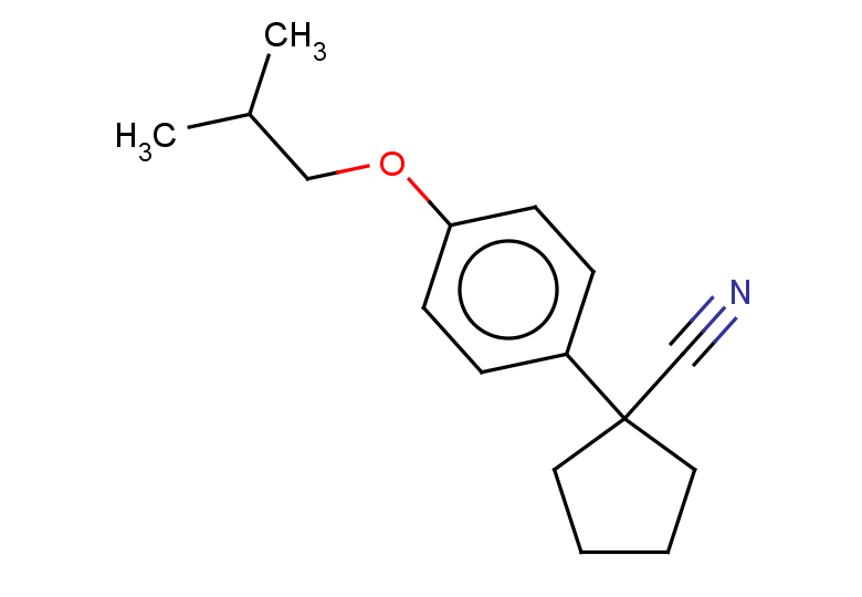 1-[4-(2-methylpropoxy)phenyl]cyclopentane-1-carbonitrile