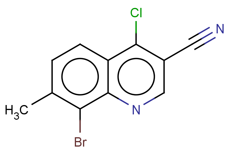 8-bromo-4-chloro-7-methylquinoline-3-carbonitrile