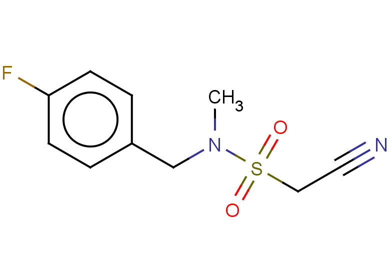 1-cyano-N-[(4-fluorophenyl)methyl]-N-methylmethanesulfonamide