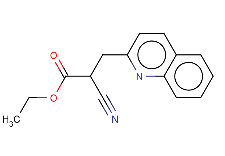 ethyl 2-cyano-3-(quinolin-2-yl)propanoate