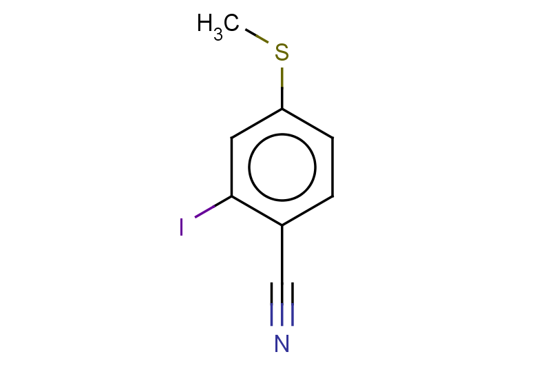 2-iodo-4-(methylsulfanyl)benzonitrile