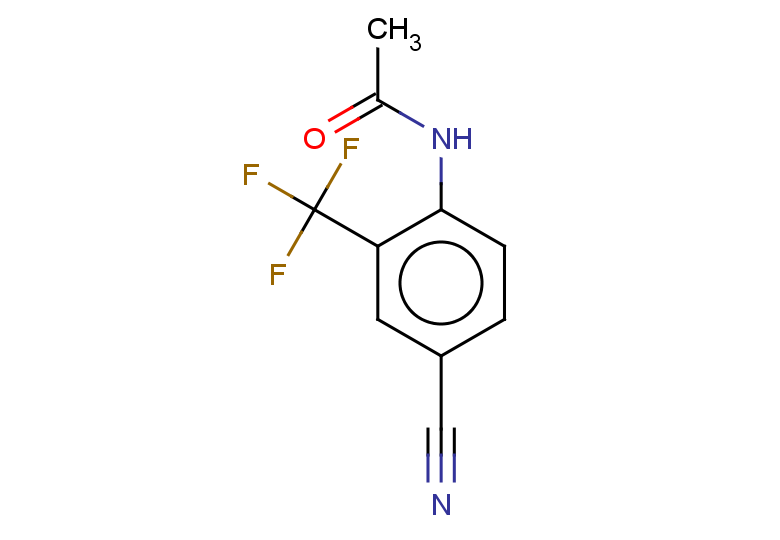 N-[4-cyano-2-(trifluoromethyl)phenyl]acetamide