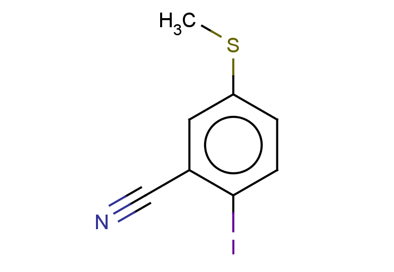 2-iodo-5-(methylsulfanyl)benzonitrile