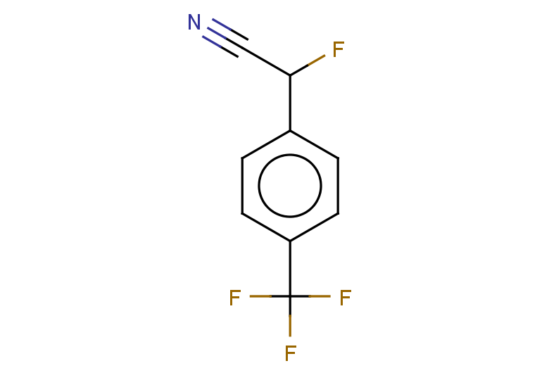 2-fluoro-2-[4-(trifluoromethyl)phenyl]acetonitrile