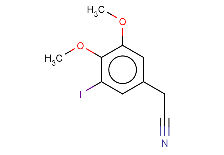 2-(3-iodo-4,5-dimethoxyphenyl)acetonitrile