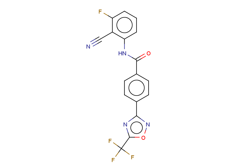 N-(2-cyano-3-fluorophenyl)-4-[5-(trifluoromethyl)-1,2,4-oxadiazol-3-yl]benzamide