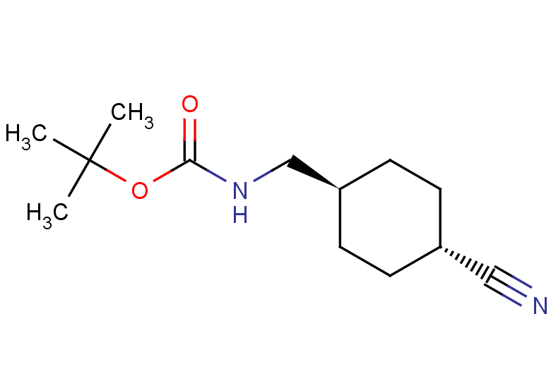 tert-butyl N-{[rac-(1r,4r)-4-cyanocyclohexyl]methyl}carbamate, trans