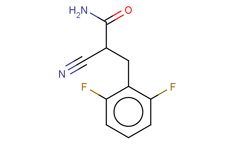 2-cyano-3-(2,6-difluorophenyl)propanamide