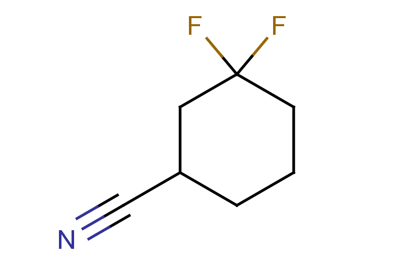 3,3-difluorocyclohexane-1-carbonitrile