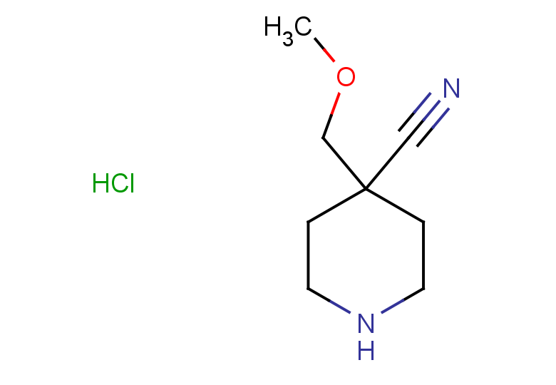4-(methoxymethyl)piperidine-4-carbonitrile hydrochloride