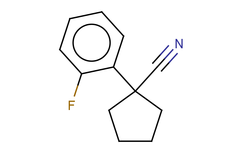 1-(2-fluorophenyl)cyclopentane-1-carbonitrile