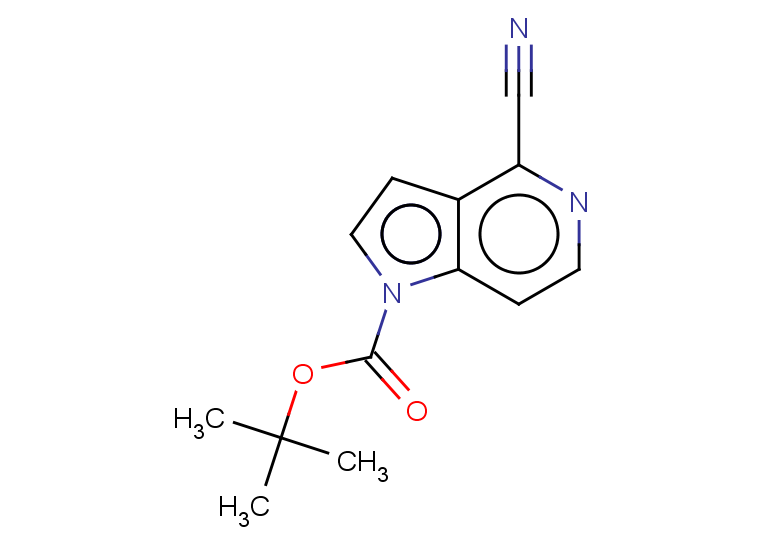 tert-butyl 4-cyano-1H-pyrrolo[3,2-c]pyridine-1-carboxylate