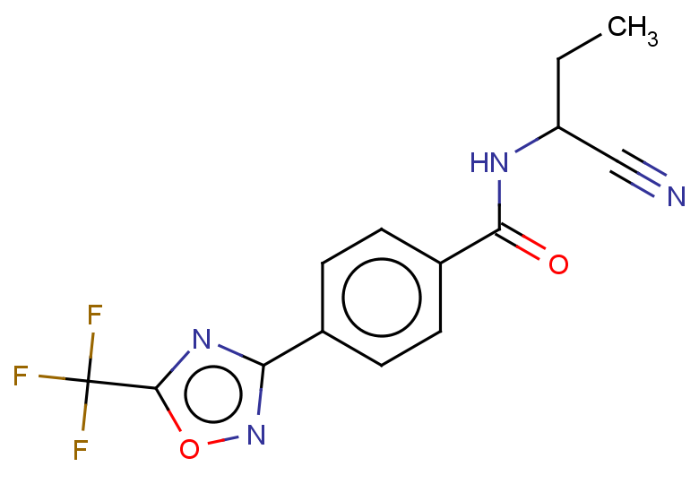 N-(1-cyanopropyl)-4-[5-(trifluoromethyl)-1,2,4-oxadiazol-3-yl]benzamide