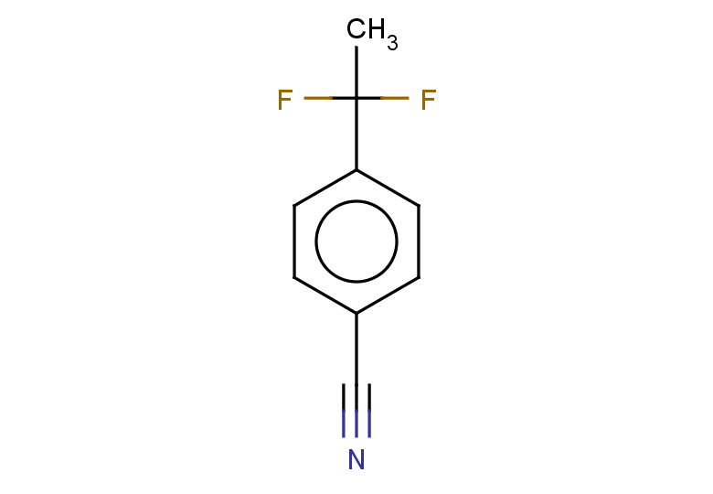4-(1,1-difluoroethyl)benzonitrile
