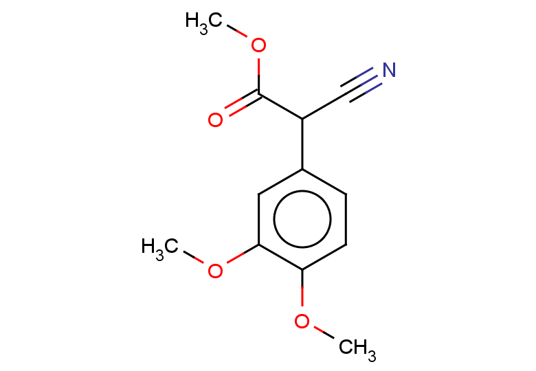 methyl 2-cyano-2-(3,4-dimethoxyphenyl)acetate