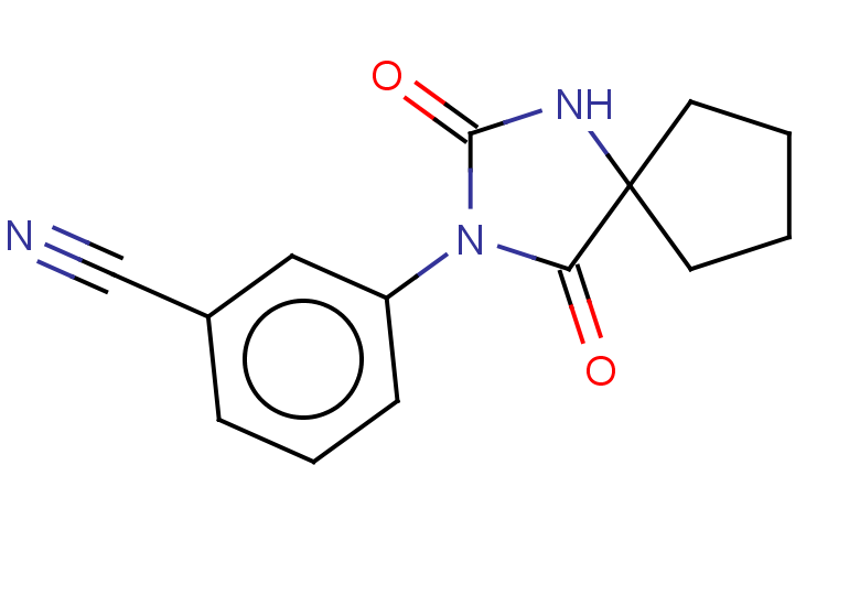 3-{2,4-dioxo-1,3-diazaspiro[4.4]nonan-3-yl}benzonitrile