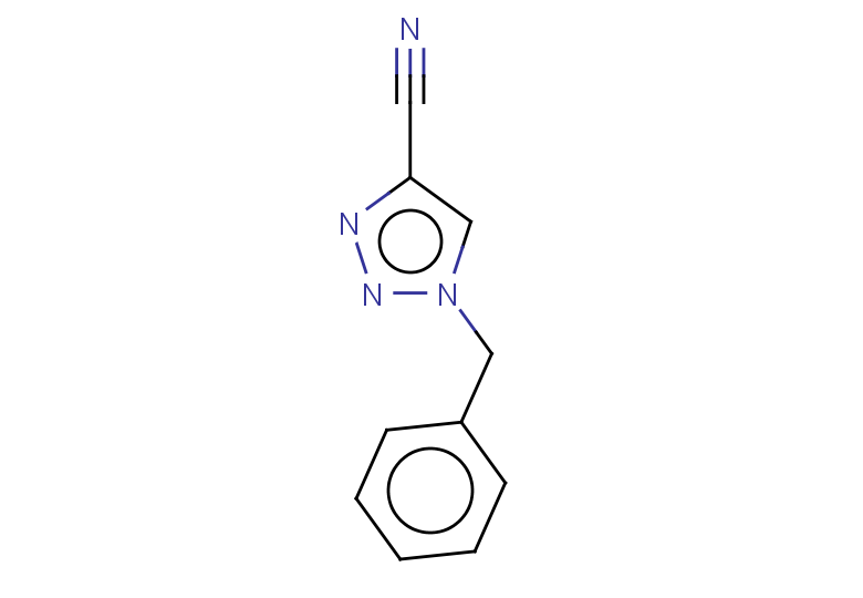 1-benzyl-1H-1,2,3-triazole-4-carbonitrile