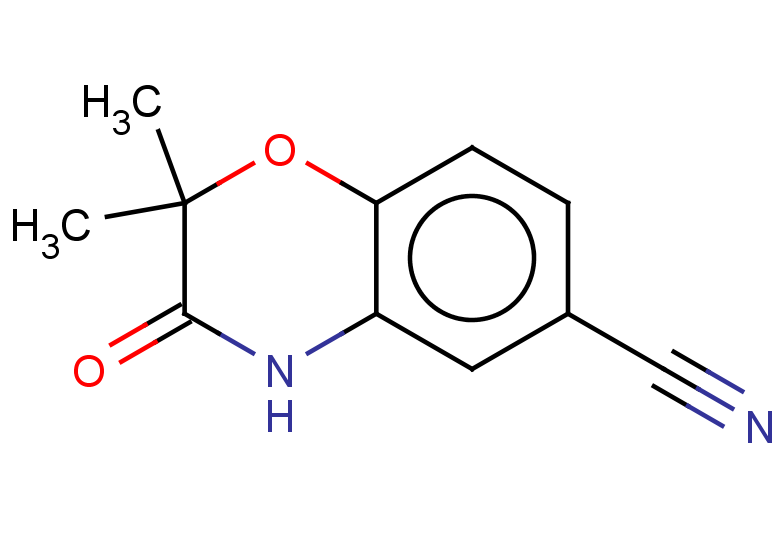 2,2-dimethyl-3-oxo-3,4-dihydro-2H-1,4-benzoxazine-6-carbonitrile