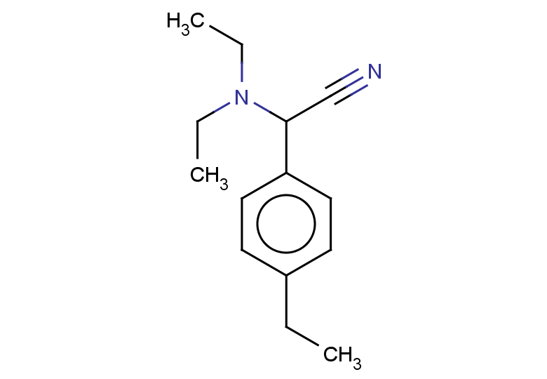 2-(diethylamino)-2-(4-ethylphenyl)acetonitrile