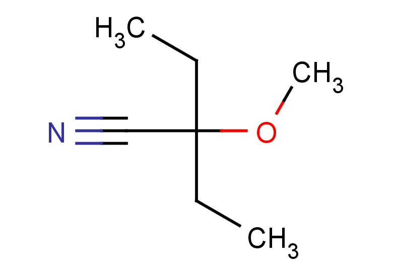 2-ethyl-2-methoxybutanenitrile