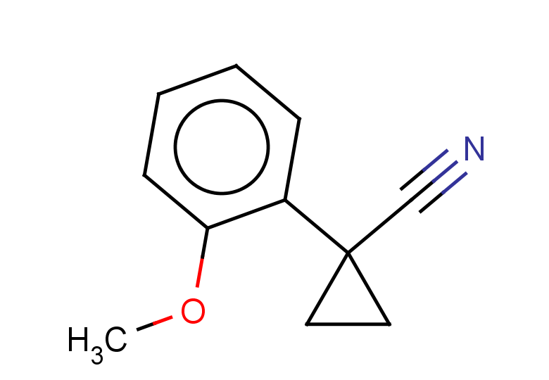 1-(2-methoxyphenyl)cyclopropane-1-carbonitrile