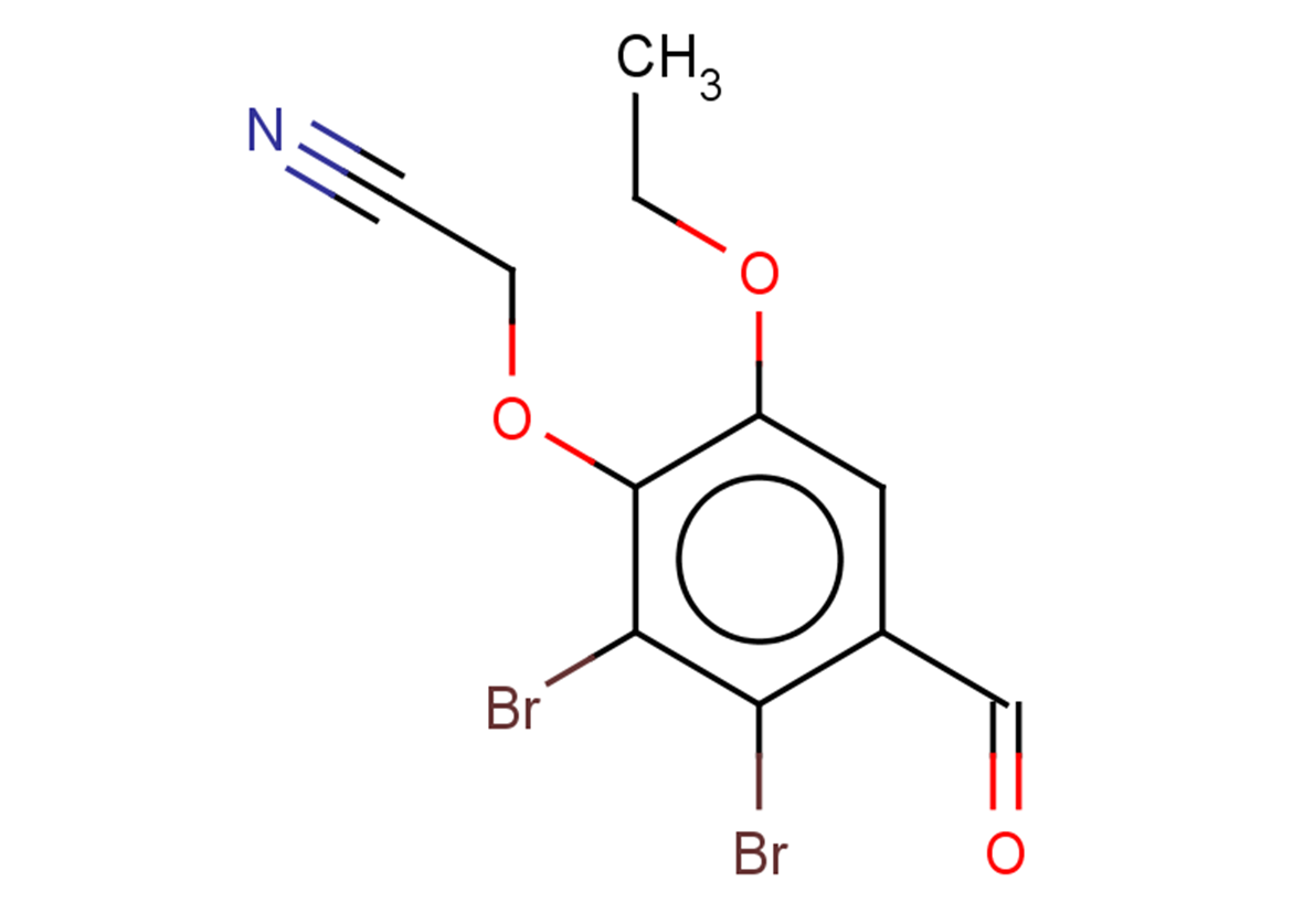 (2,3-DIBROMO-6-ETHOXY-4-FORMYLPHENOXY)ACETONITRILE