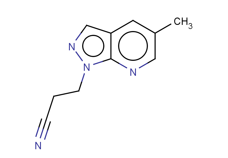 3-(5-METHYL-1H-PYRAZOLO[3,4-B]PYRIDIN-1-YL)PROPANENITRILE