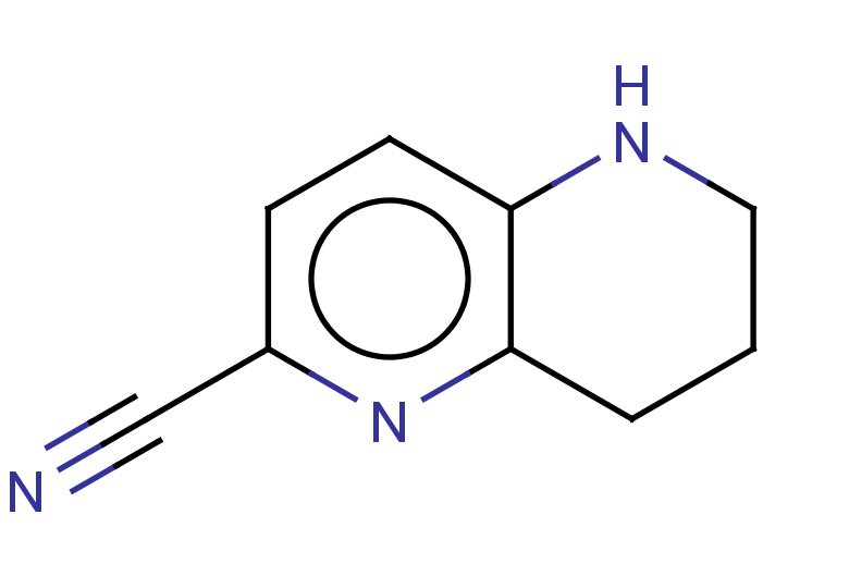 5,6,7,8-tetrahydro-1,5-naphthyridine-2-carbonitrile