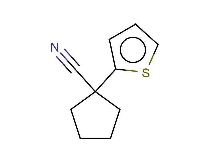 1-(thiophen-2-yl)cyclopentane-1-carbonitrile