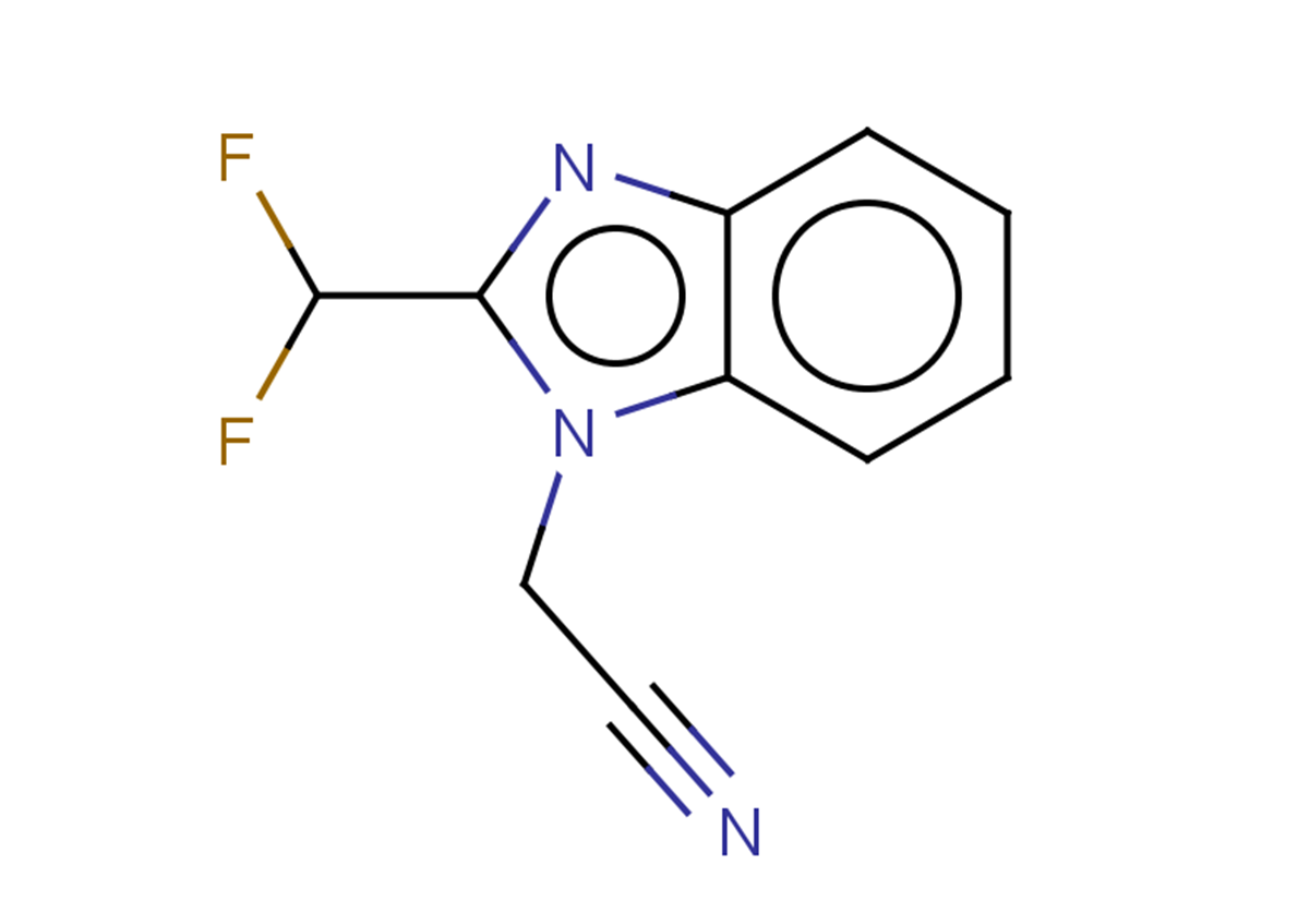 [2-(DIFLUOROMETHYL)-1H-BENZIMIDAZOL-1-YL]ACETONITRILE