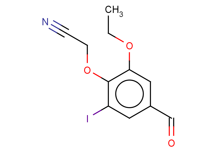 (2-ETHOXY-4-FORMYL-6-IODOPHENOXY)ACETONITRILE