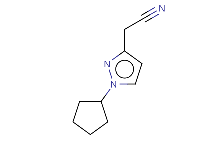 2-(1-cyclopentyl-1H-pyrazol-3-yl)acetonitrile