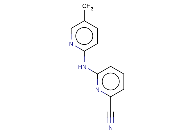 6-[(5-methylpyridin-2-yl)amino]pyridine-2-carbonitrile
