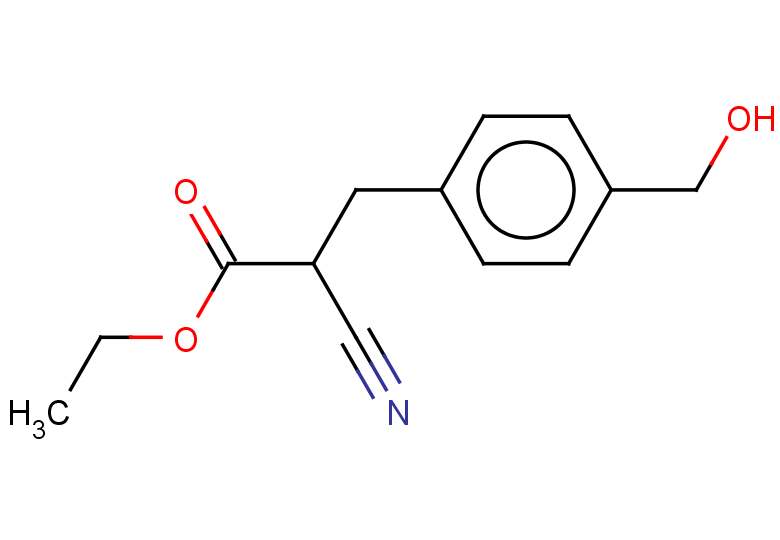 ethyl 2-cyano-3-[4-(hydroxymethyl)phenyl]propanoate