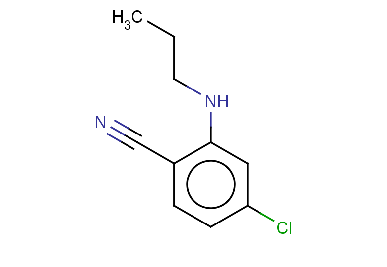 4-chloro-2-(propylamino)benzonitrile