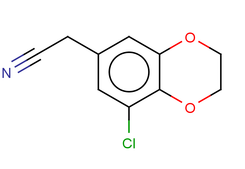 2-(8-chloro-2,3-dihydro-1,4-benzodioxin-6-yl)acetonitrile