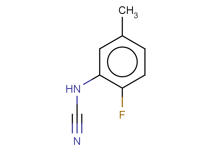 [(2-fluoro-5-methylphenyl)amino]formonitrile