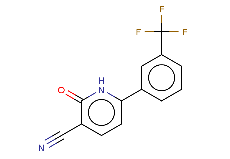 2-oxo-6-[3-(trifluoromethyl)phenyl]-1,2-dihydropyridine-3-carbonitrile