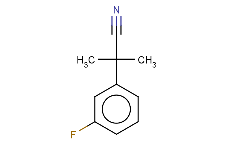 2-(3-fluorophenyl)-2-methylpropanenitrile
