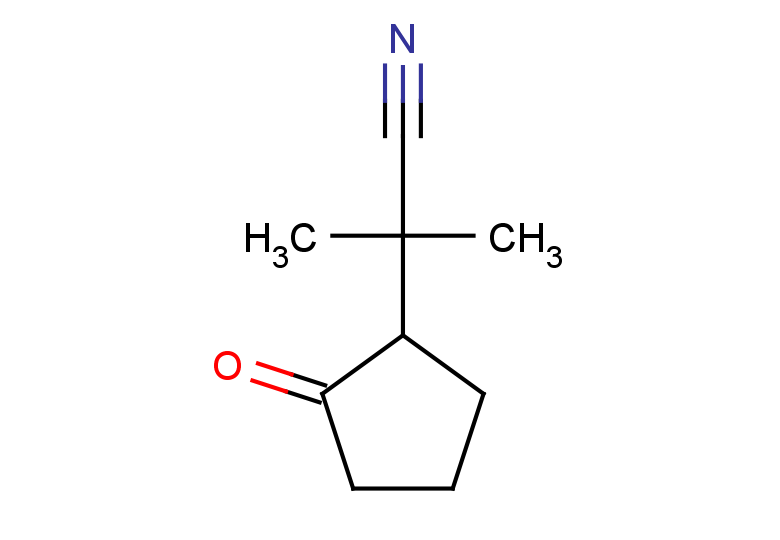 2-methyl-2-(2-oxocyclopentyl)propanenitrile