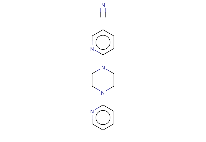 6-[4-(pyridin-2-yl)piperazin-1-yl]pyridine-3-carbonitrile