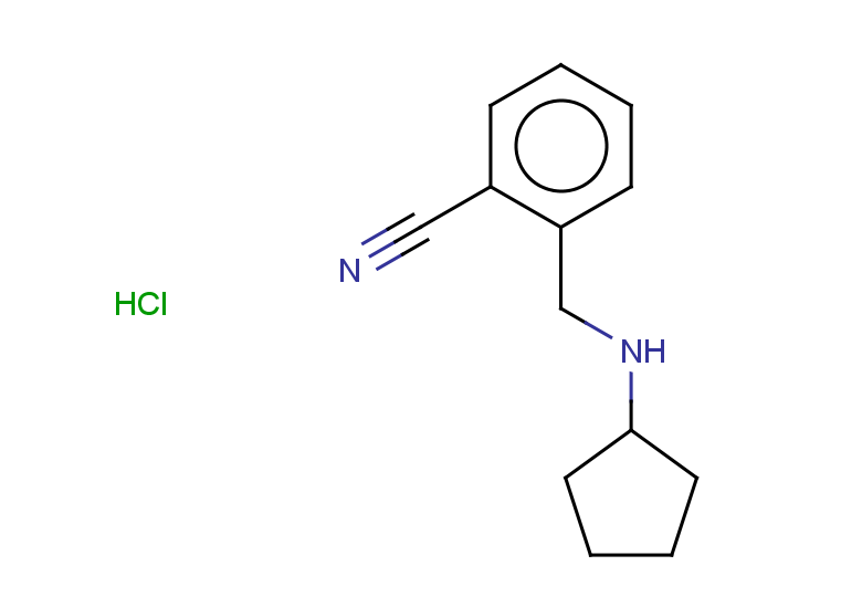 2-[(cyclopentylamino)methyl]benzonitrile hydrochloride