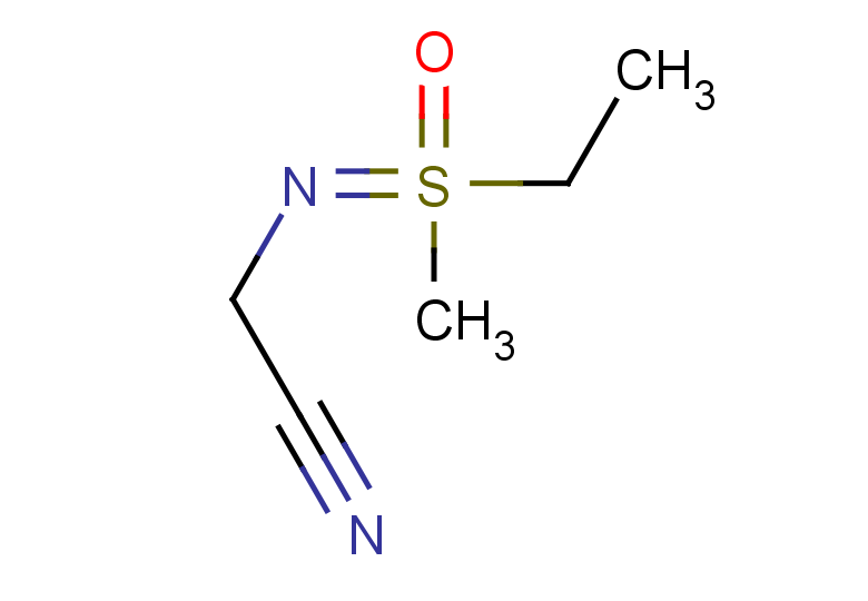 2-{[ethyl(methyl)oxo-lambda6-sulfanylidene]amino}acetonitrile