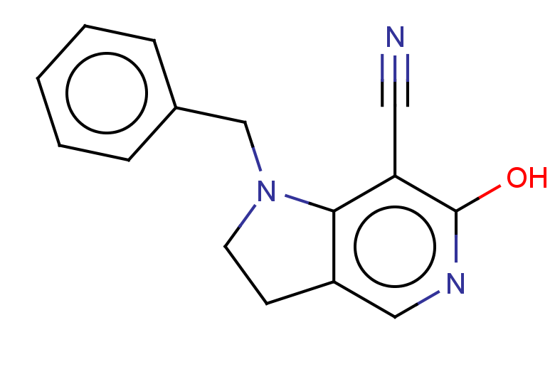 1-benzyl-6-hydroxy-1H,2H,3H-pyrrolo[3,2-c]pyridine-7-carbonitrile