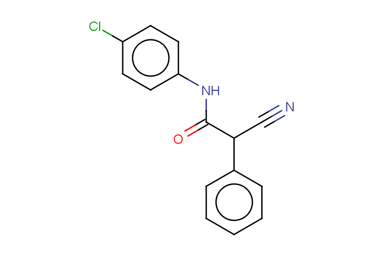 N-(4-chlorophenyl)-2-cyano-2-phenylacetamide